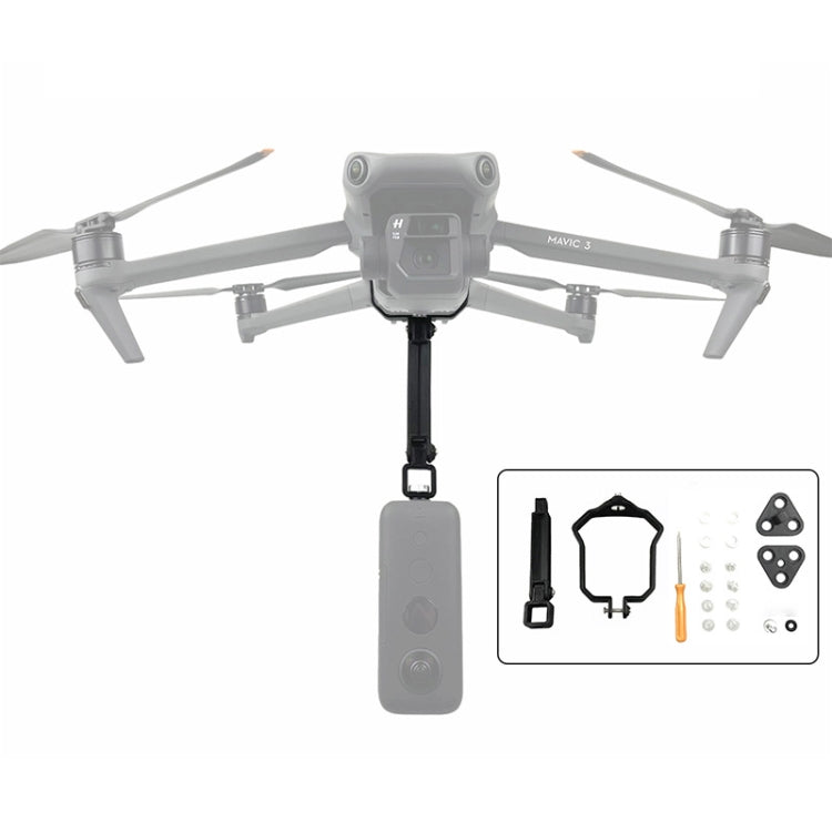 For DJI Mavic 3 Pro / 3 / 3 Classic / 3 Cine Universal Panoramic Sports Camera Mounting Bracket, Bracket For DJI Mavic 3 Pro / 3 / 3 Classic / 3 Cine Universal Panoramic Sports Camera Mounting Bracket, Bracket